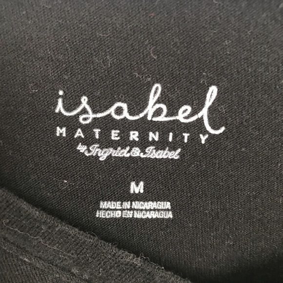 Black Isabel maternity t-shirt (medium) - Picture 4 of 4